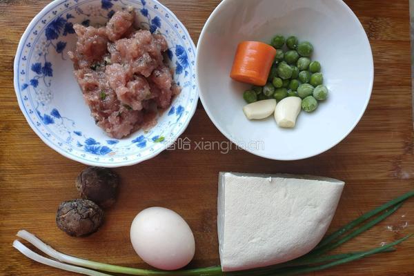 肉末豆腐丸的做法图解1