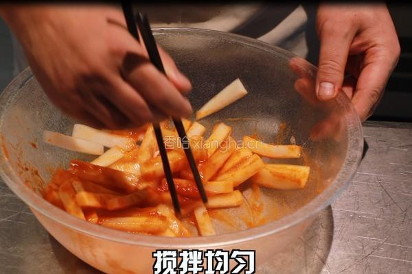 韩式萝卜的做法图解4