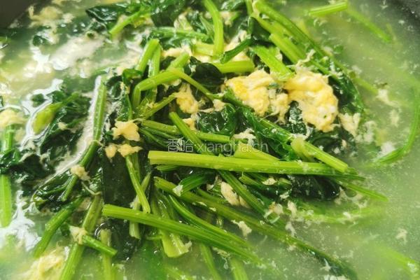鸡蛋菠菜汤的做法图解5