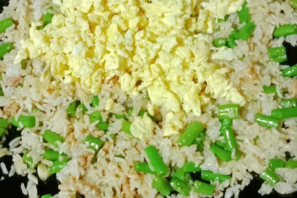 肉沫豆角蛋炒饭便当的做法图解10