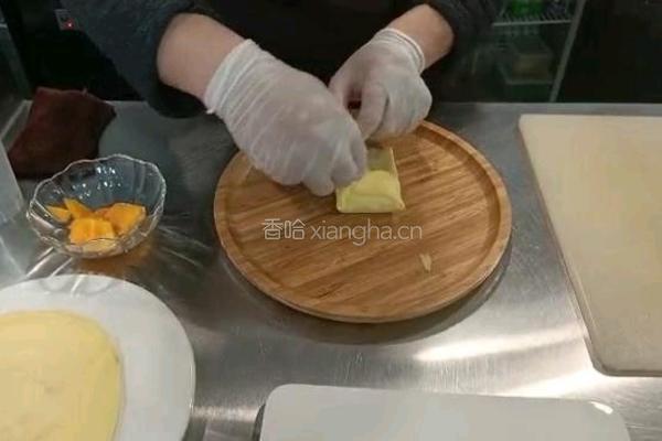 自制甜品｜芒果班戟的做法图解14