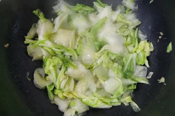 清炒白菜的做法图解5