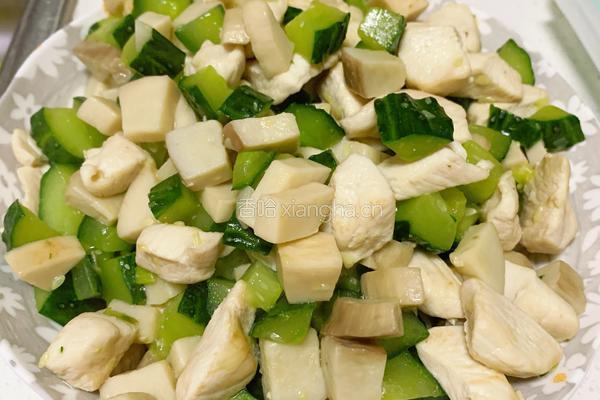 减脂鸡胸黄瓜杏鲍菇丁的做法图解9