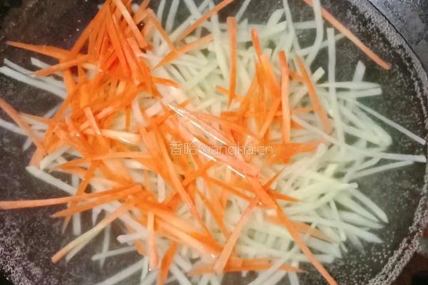 酸辣土豆丝便当的做法图解4