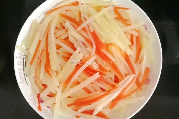 酸辣土豆丝便当的做法图解7