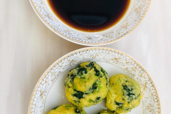 减脂菠菜玉米丸的做法图解7