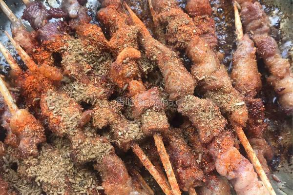 平底锅烤羊肉串的做法图解4