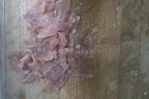 手丝杏鲍菇炒肉丝的做法图解4