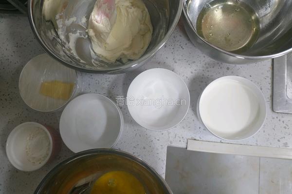 领失败轻乳酪蛋糕 15寸活底模具的做法图解1