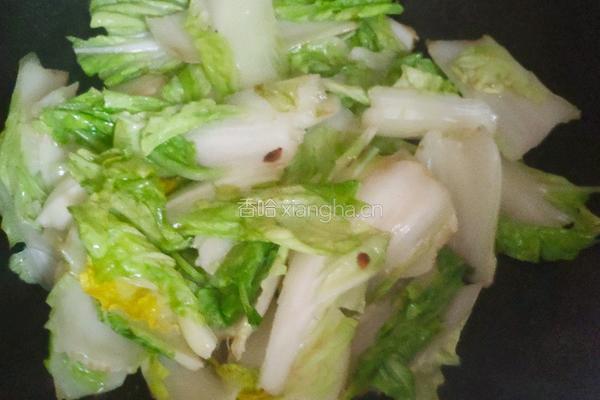 豆瓣白菜的做法图解4