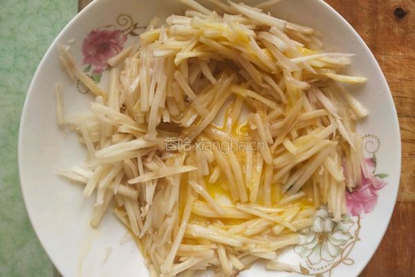 土豆鸡蛋饼的做法图解1