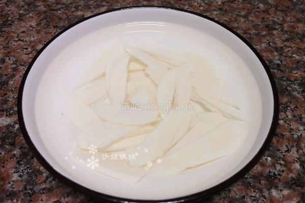 莴笋山药炒牛肉的做法图解6