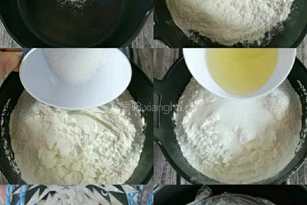 椰蓉豆沙糯米卷的做法图解1