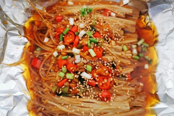 锡纸金针菇的做法图解5
