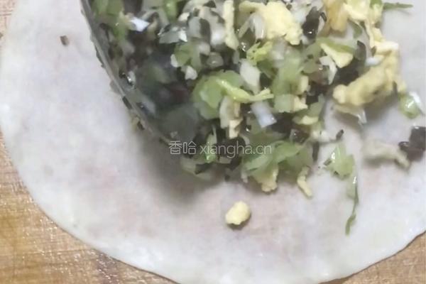 金灿灿冰花的素锅贴,营养美味的做法图解13