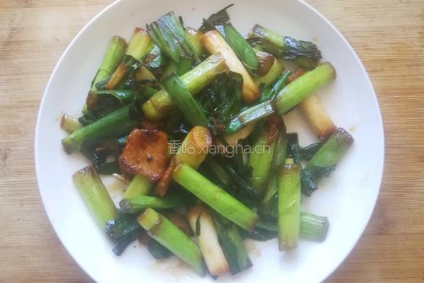 青蒜炒肉的做法图解6