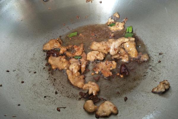 西芹炒肉片的做法图解4
