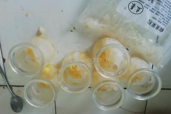 菠萝果肉布丁的做法图解7