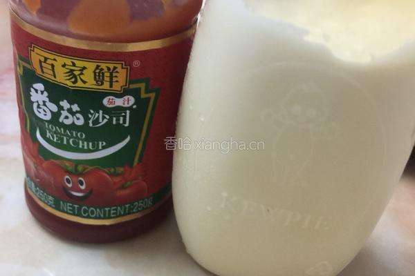 鸡蛋肠仔手抓饼的做法图解3