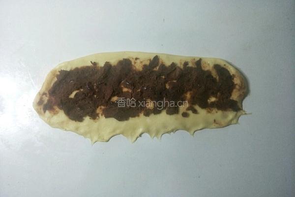 面包机版云石豆沙吐司的做法图解8