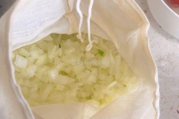 豆腐洋葱丸子的做法图解3