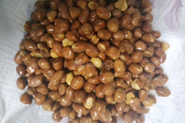 比店里都好吃的经典快手菜老醋花生菠菜的做法图解2