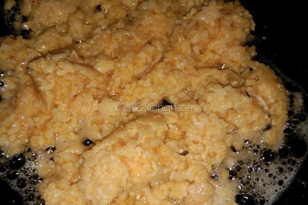 青菜鸡蛋烩饭的做法图解4