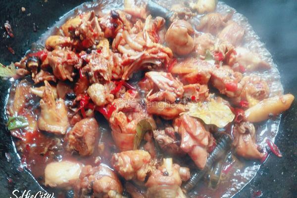 香菇土豆小公鸡的做法图解4