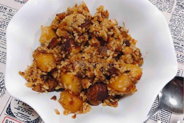 红烧肉土豆焖饭的做法图解6