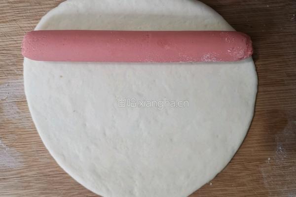 牛奶火腿馒头的做法图解4
