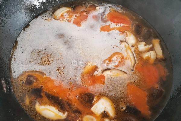 番茄香菇面的做法图解5