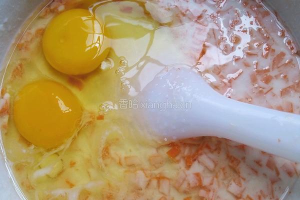 萝卜牛肉鸡蛋饼的做法图解4