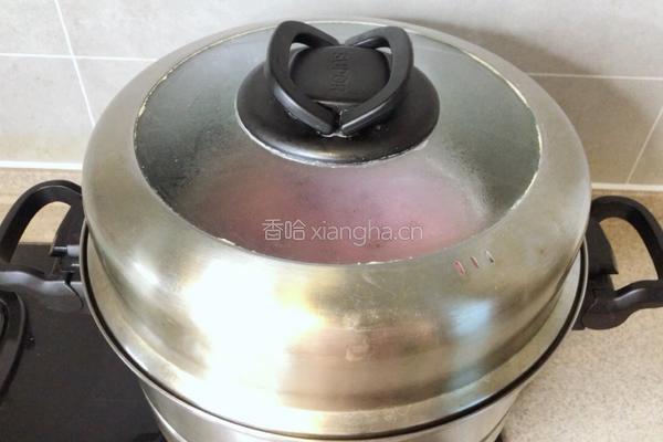 红枣酸奶紫薯发糕的做法图解18