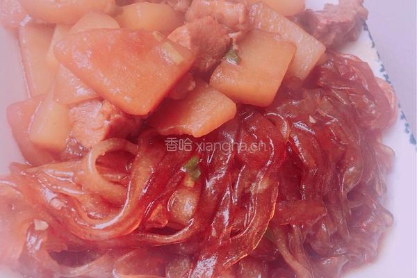 土豆粉条炖肉的做法图解10