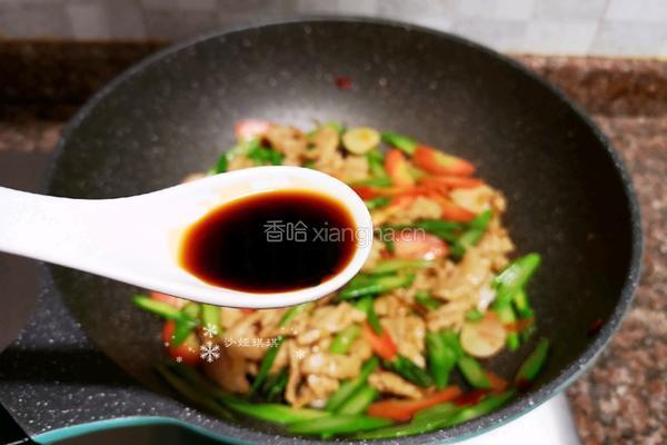 芦笋炒肉片的做法图解11