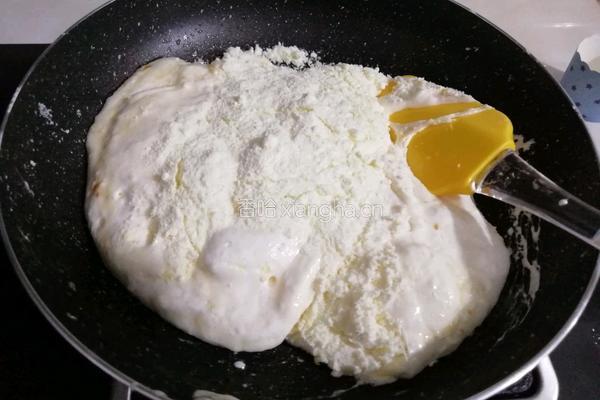 蔓越莓雪花酥的做法图解4
