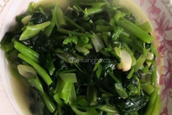 清爽空心菜的做法图解5