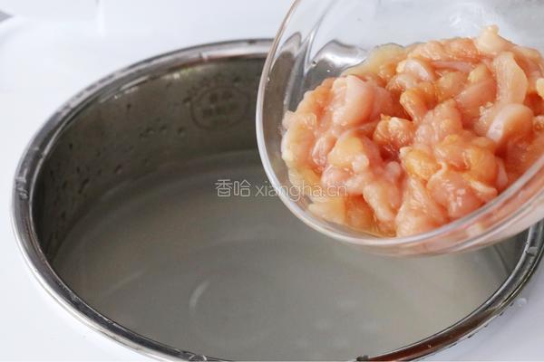 香菇鸡丝粥的做法图解5