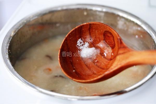 香菇鸡丝粥的做法图解11
