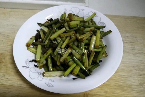 蒜苔炒牛肉的做法图解9