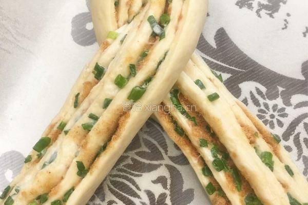 香葱肉松手撕吐司的做法图解13