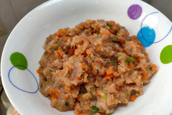 蒸胡萝卜肉末的做法图解4