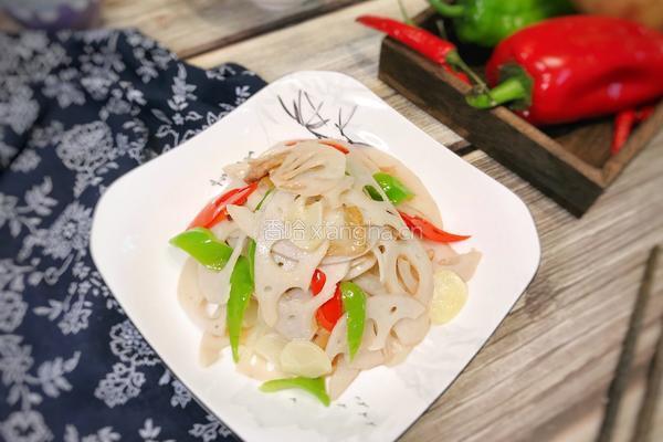 肥膘炒莲藕的做法图解11