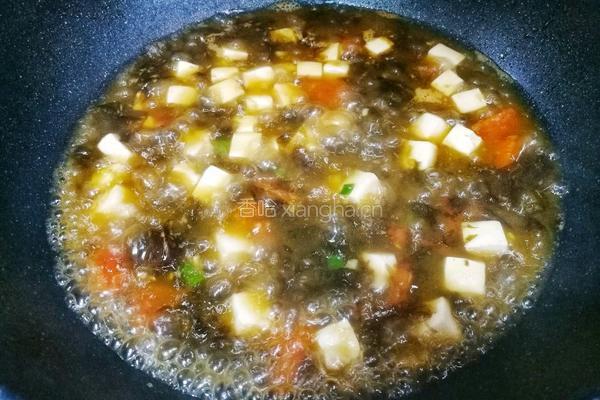 紫菜番茄豆腐汤的做法图解8