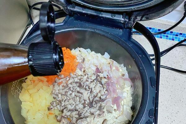 什锦焖饭—-电饭煲懒人饭的做法图解4