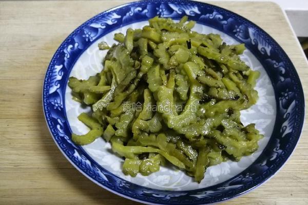 清炒苦瓜的做法图解5
