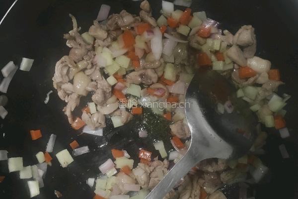 鸡肉咖喱饭的做法图解5