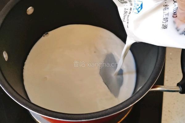 芒果牛奶果冻的做法图解3