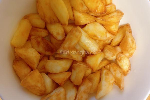 拔丝山药的做法图解9