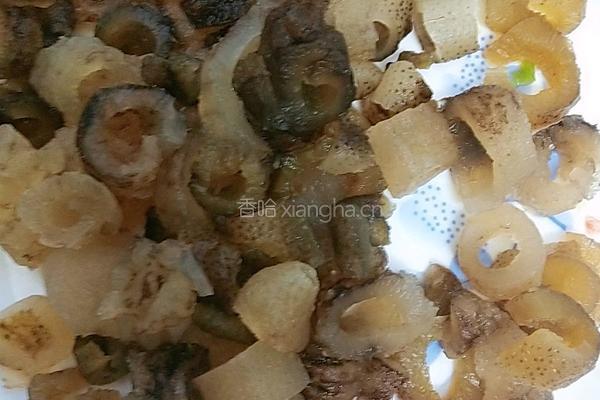 家常海参小炒的做法图解2